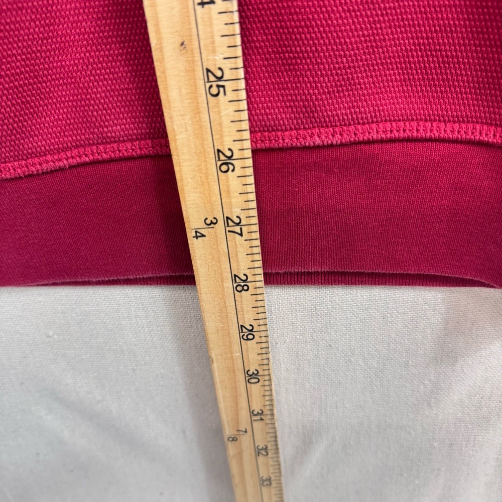 Vintage Lacoste Wine Hoodie Jumper Men’s 4XL big front pocket - Picture 9 of 13